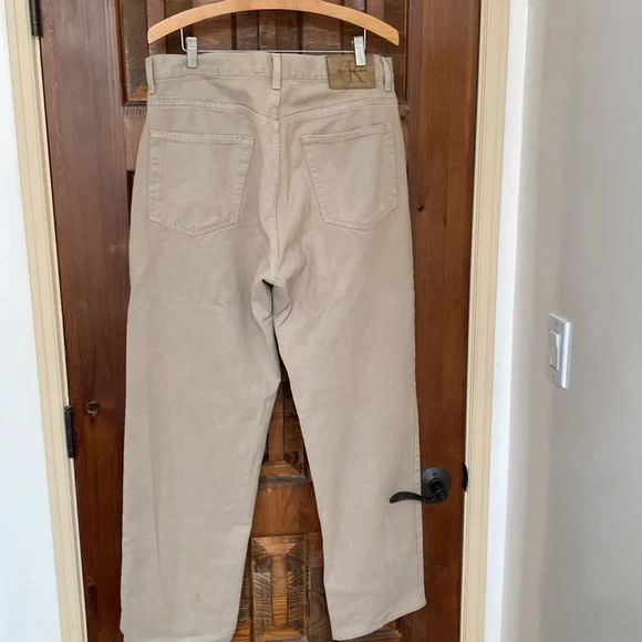 Calvin Klein khaki jeans. 34 new w/o tags